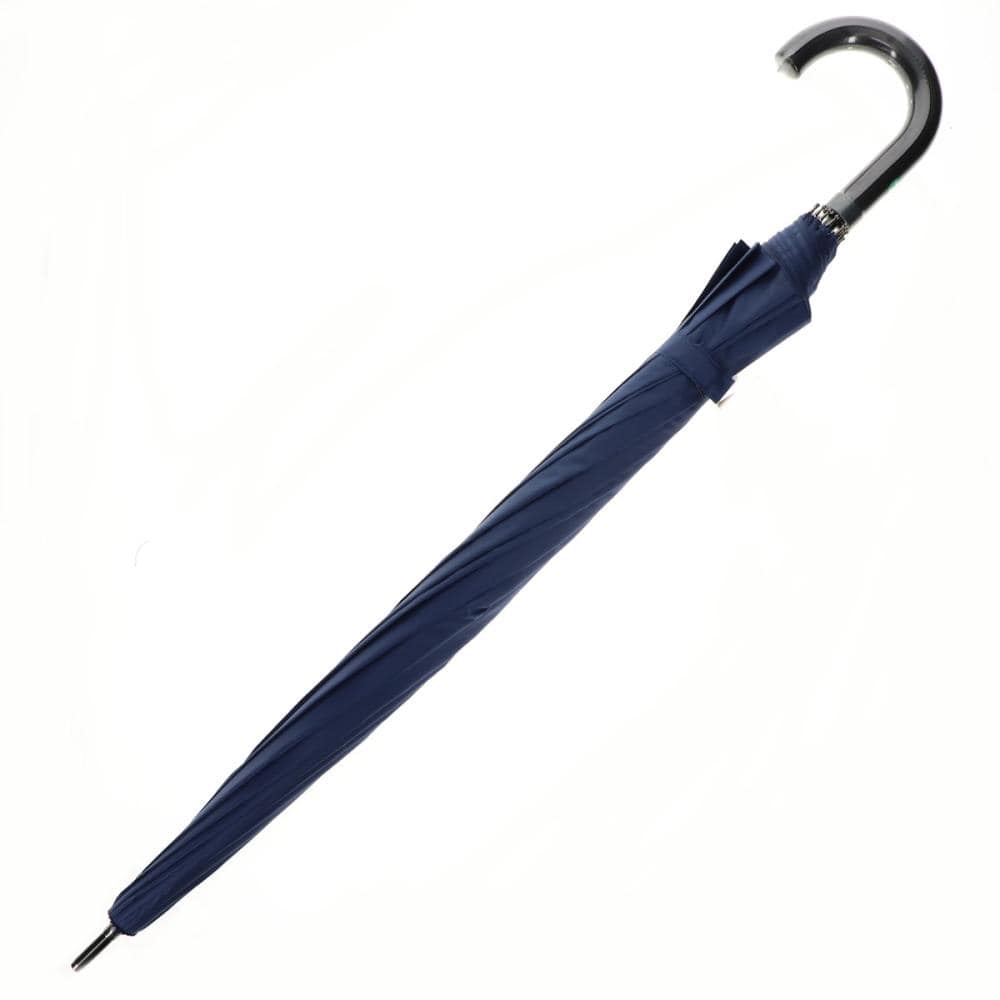 你的品牌名　紳士　風に強い１２本骨紳士ジャンプ傘　ネイビー　７０ｃｍ