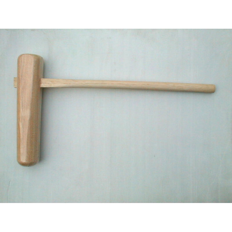 餅つき用杵　ヒノキ　大人（一般）　杵直径７．８×４０ｃｍ　柄の長さ８０ｃｍ