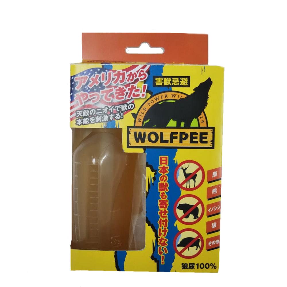 害獣忌避ウルフピー１００ｃｃ専用容器１０個付き