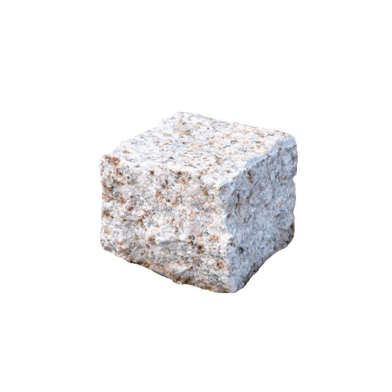 御影石　ピンコロ　（サビ）　約９×９×９ｃｍ