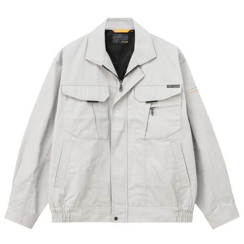 コーコス信岡　帯電防止綿混ＴＣブルゾン　シルバーグレーＭ　８７０００