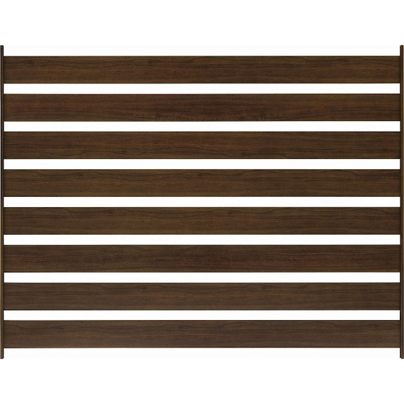 美ＷＯＯＤ　シンプルボーダーフェンス　ブラウンウッド色　ＢＥＷ－ＦＥ８９４ＢＲＷ