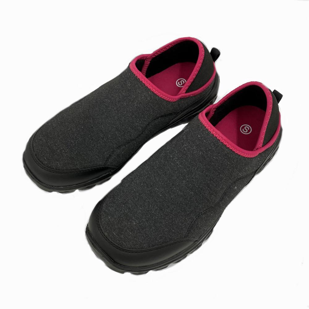 你的品牌名　かかとが踏めるシューズ　ブラック　Ｓ　２３．５～２４ｃｍ