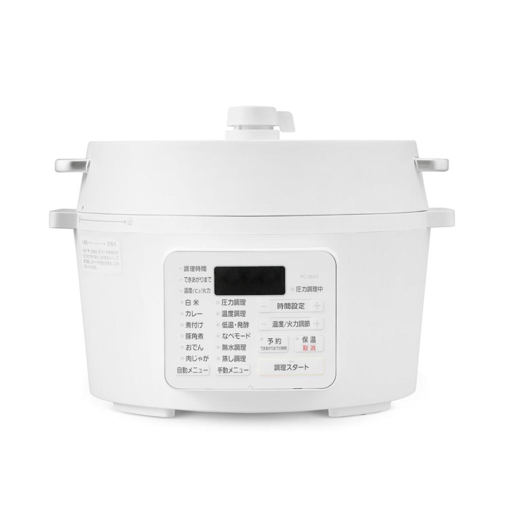 アイリスオーヤマ　電気圧力鍋　４．０Ｌ　ホワイト　ＰＣ－ＭＡ４－Ｗ