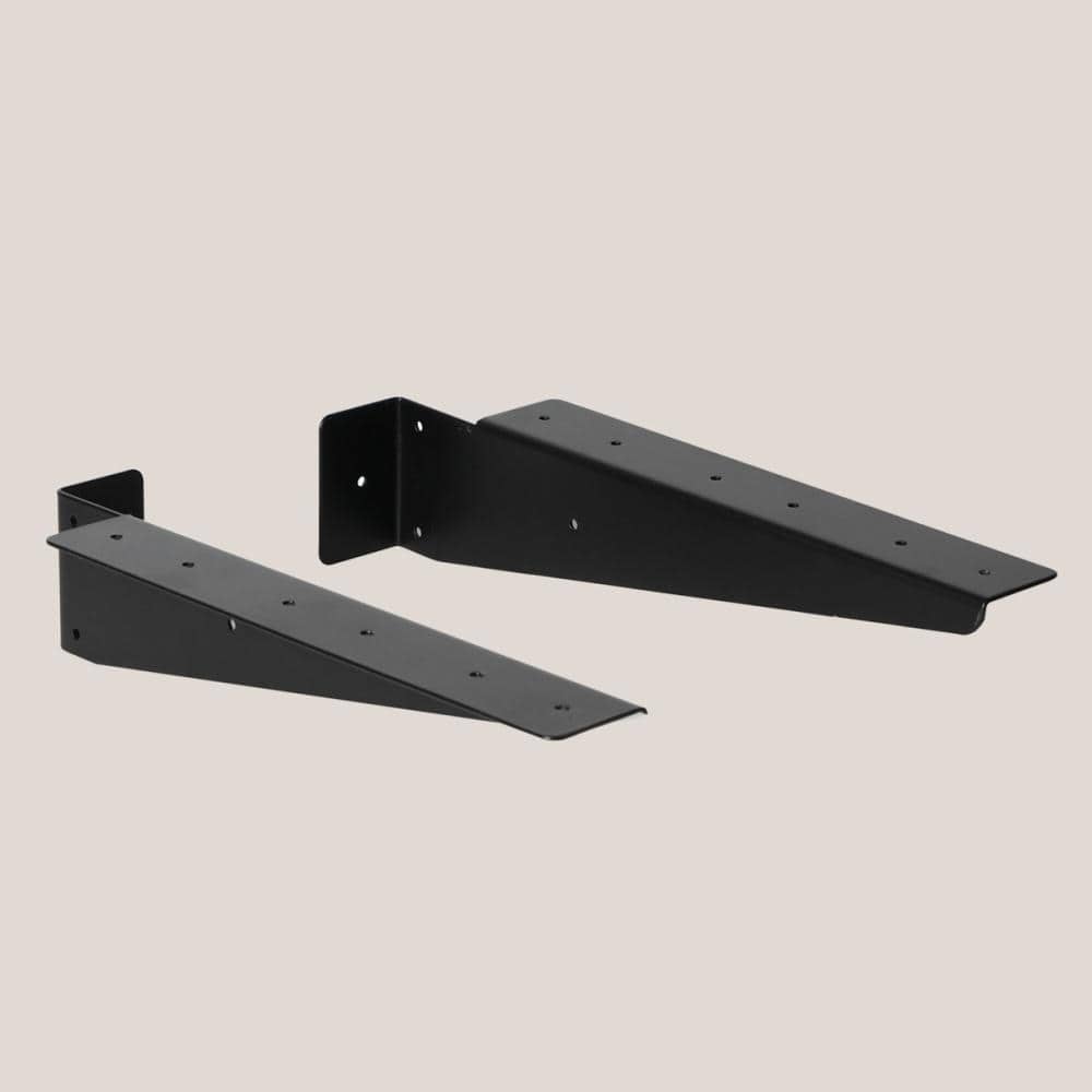 アイワ金属　壁面ＤＩＹパーツ　ＳＰＦブラケット　ロング　ブラック　ＡＰ－３０２９Ｂ