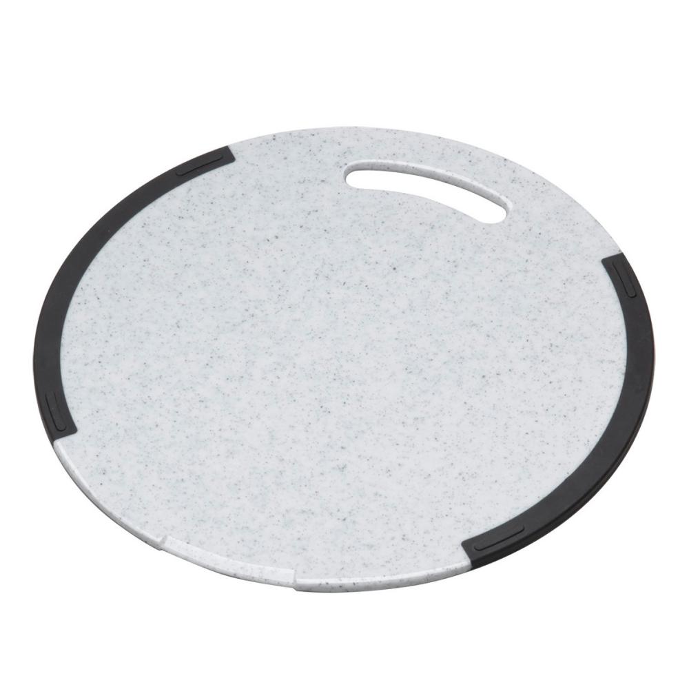 起こしやすいラバー付き耐熱抗菌まな板丸