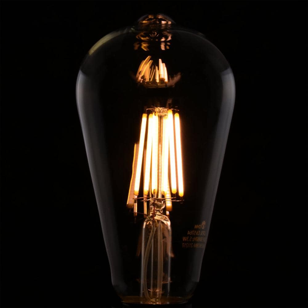 オーム電機　ＬＥＤ電球　ＳＴレトロ　６Ｗ　クリア