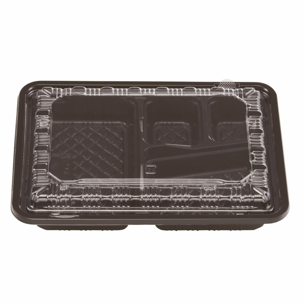 エフピコチューパ　弁当容器　本体蓋セット　２５０ｇ　黒　５０個入り　ＣＹ－１－１　黒セット　（エコＯＰ）