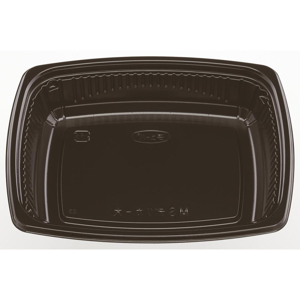 エフピコチューパ　丼容器　本体　４３０ｃｃ　黒　５０個入り　ＭＳ－デリカ  大  黒本体