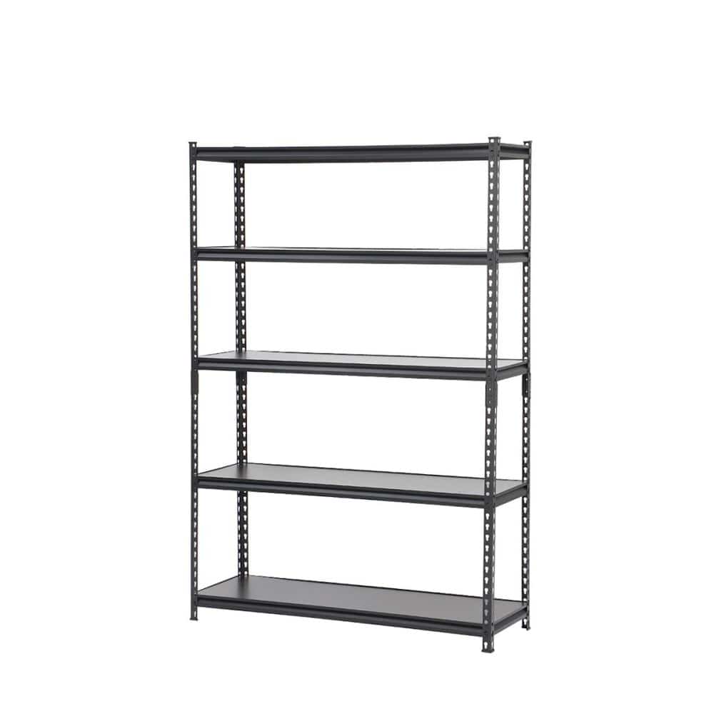 你的品牌名　組み立てやすいスチール棚　棚板リバーシブル　幅１２０×奥行４０×高さ１８３ｃｍ