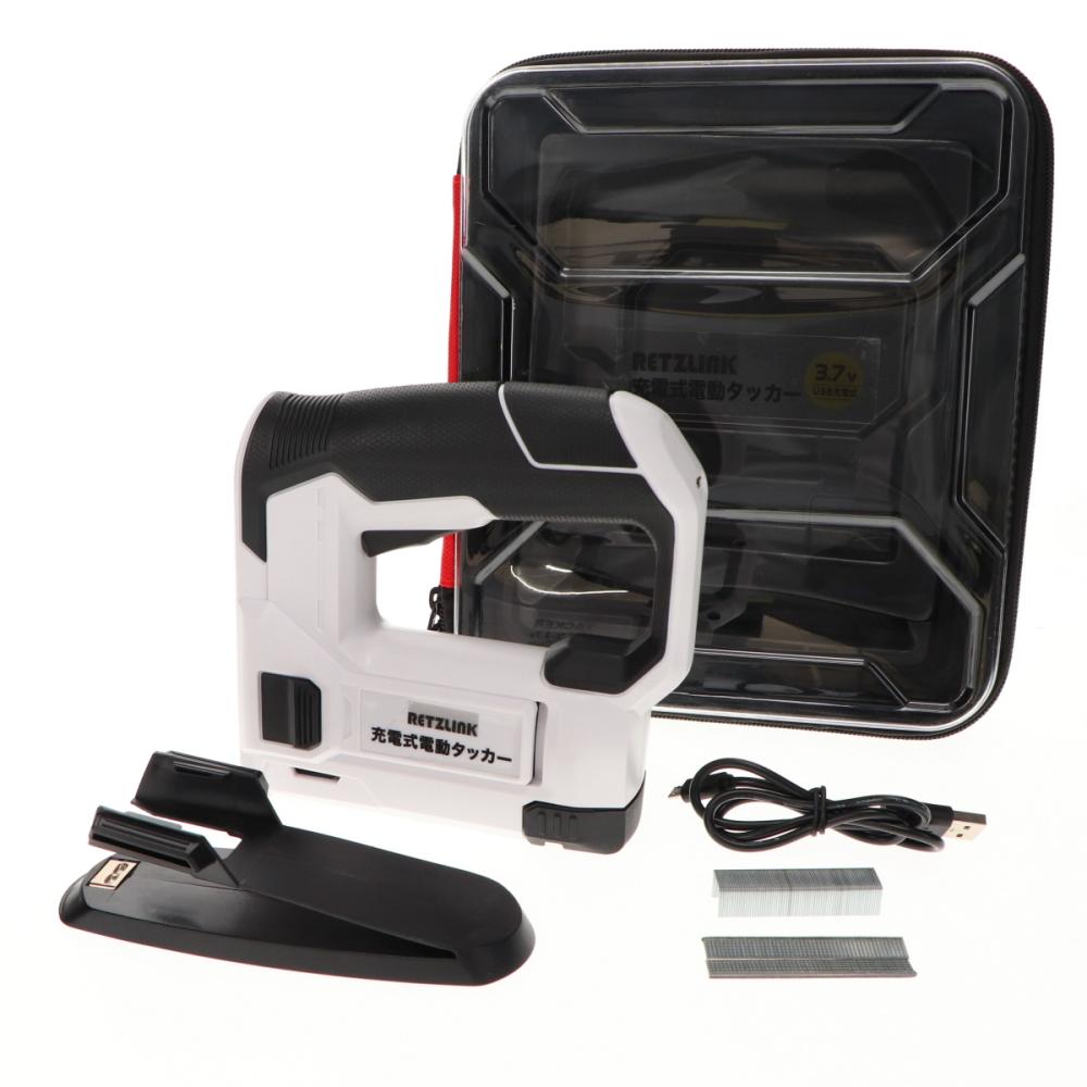 ＲＥＴＺ　３．７Ｖ充電式　３ＷＡＹ電動　ステープル・フィニッシュネイル・ホチキス　ＲＺ－０３７Ｅ３ＤＴ