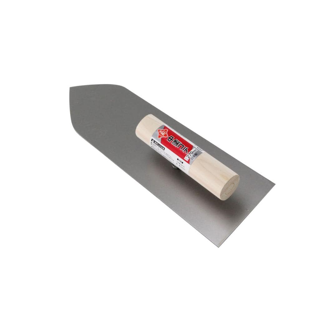 藤原産業　赤長　中塗鏝　２７０ｍｍ