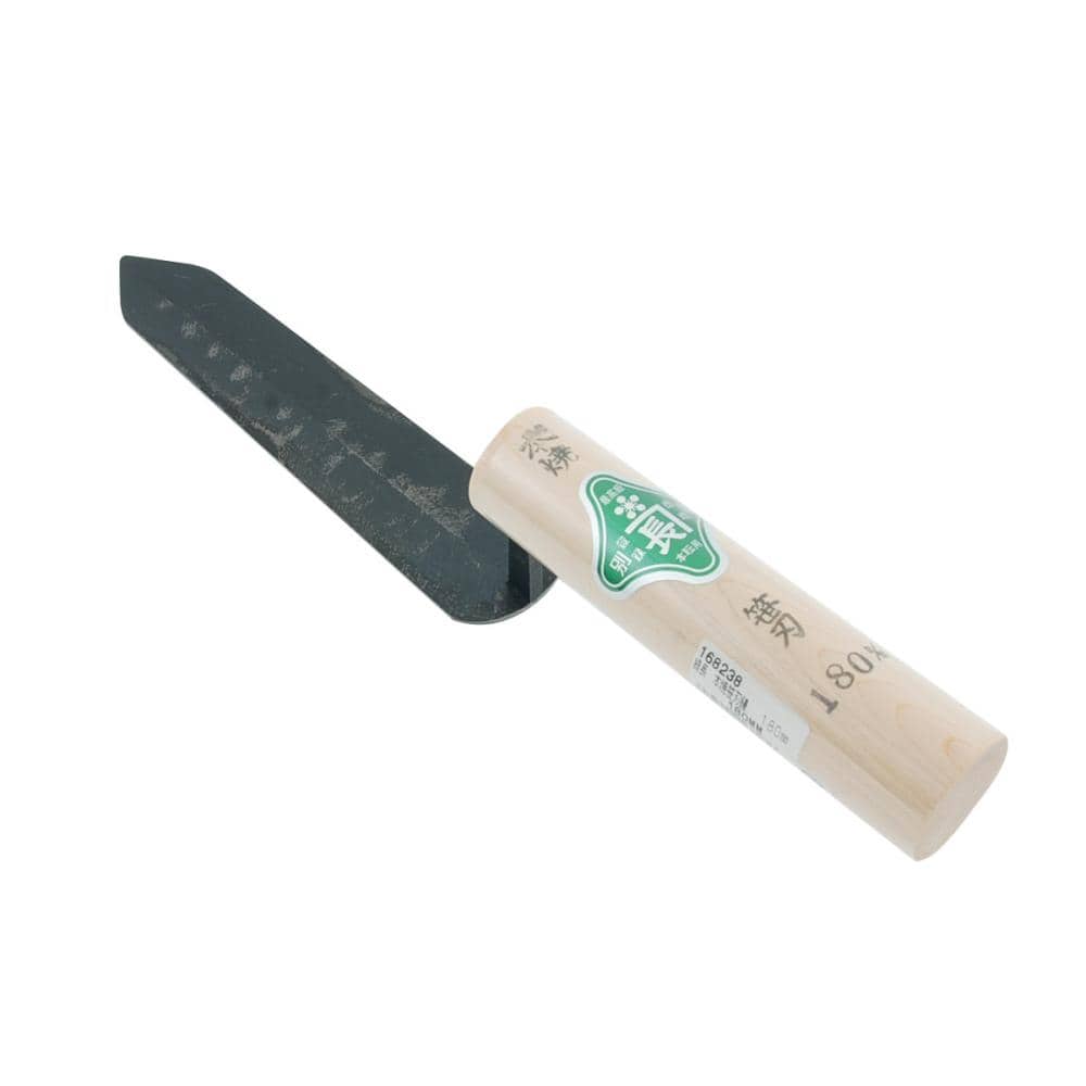 藤原産業　緑長　本焼笹刃鏝　１８０ｍｍ