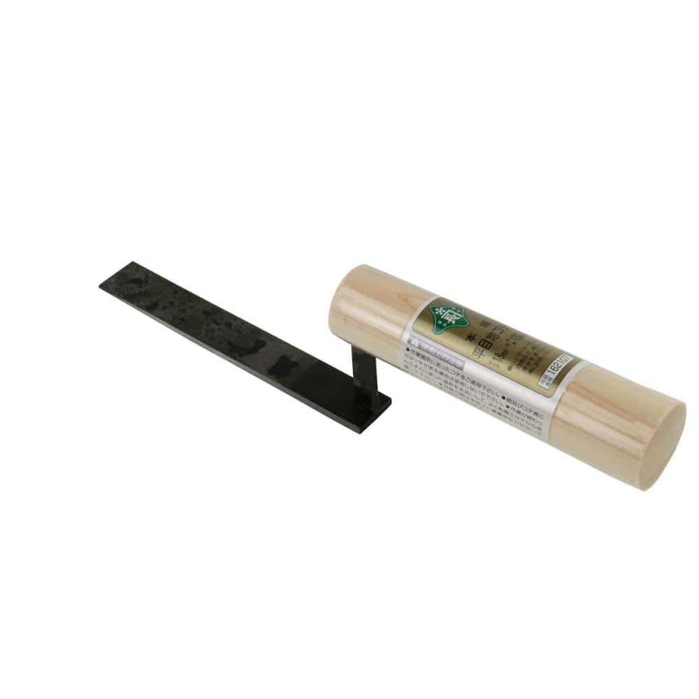 藤原産業　緑長　本焼平目地鏝　１８×１２０