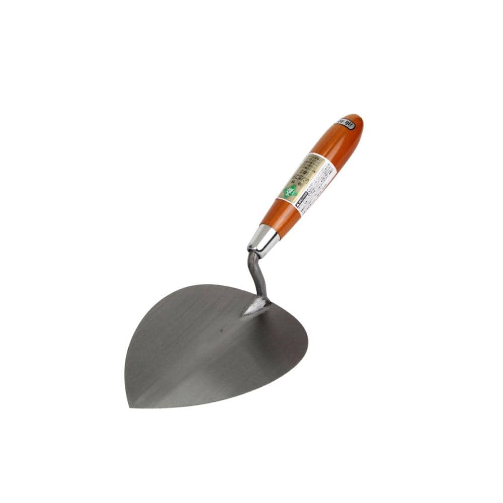 藤原産業　緑長　レンガ鏝　油焼　＃２