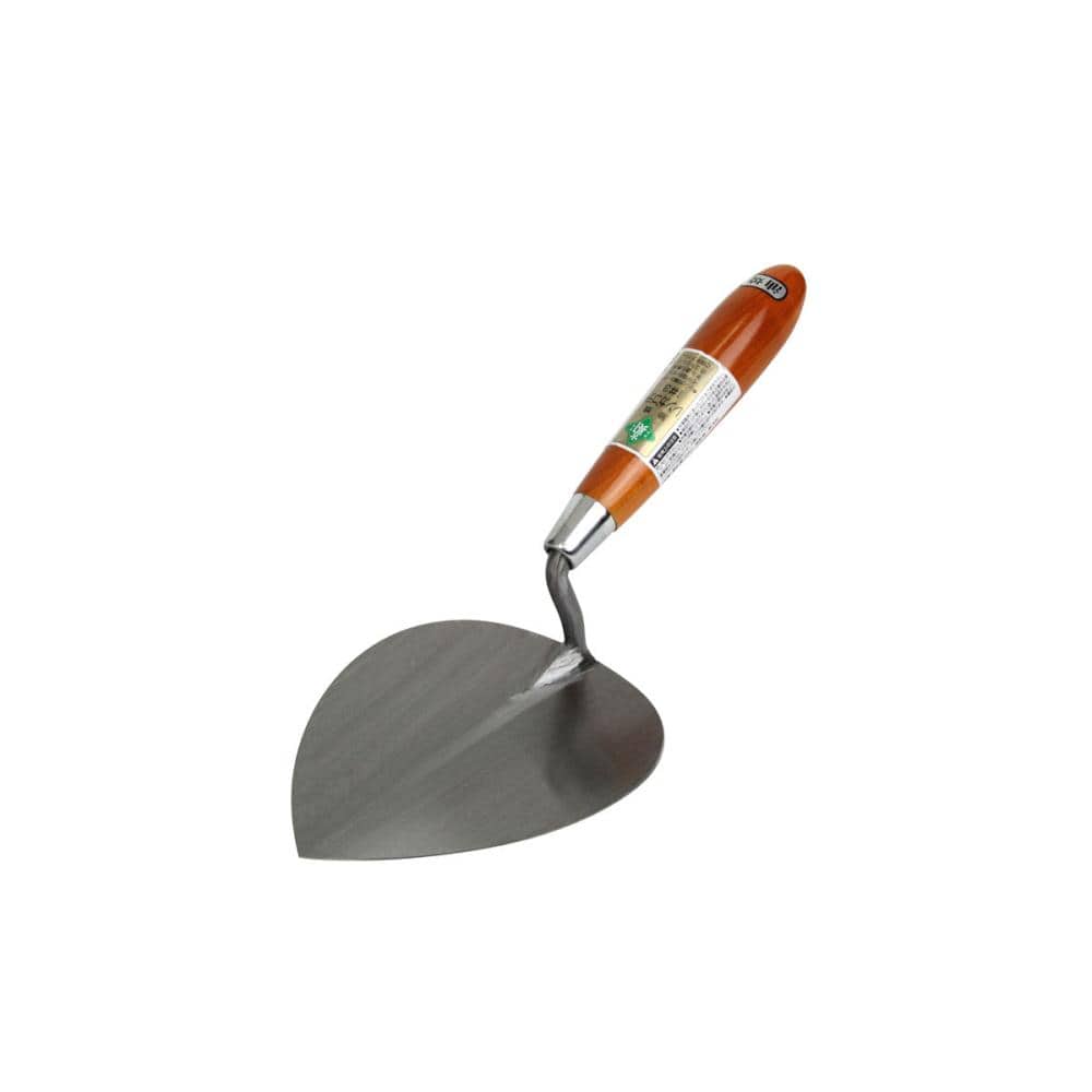 藤原産業　緑長　レンガ鏝　油焼　＃３