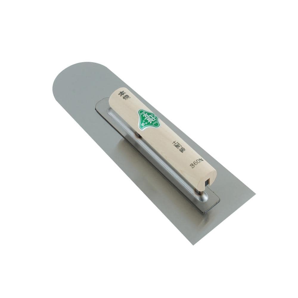 藤原産業　緑長　本焼　土間仕上鏝　３６０ｍｍ