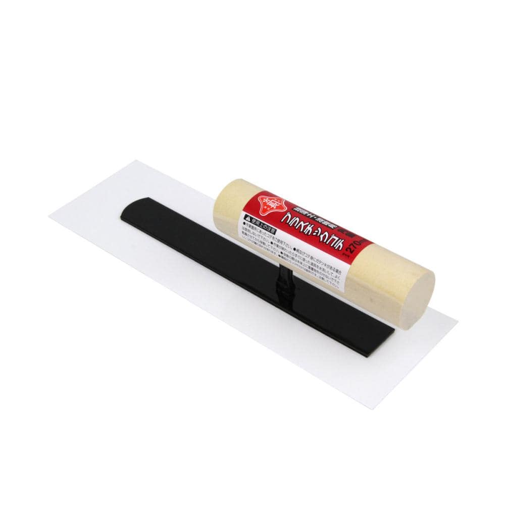 藤原産業　赤長　プラスチック鏝　角鏝　２７０ｍｍ