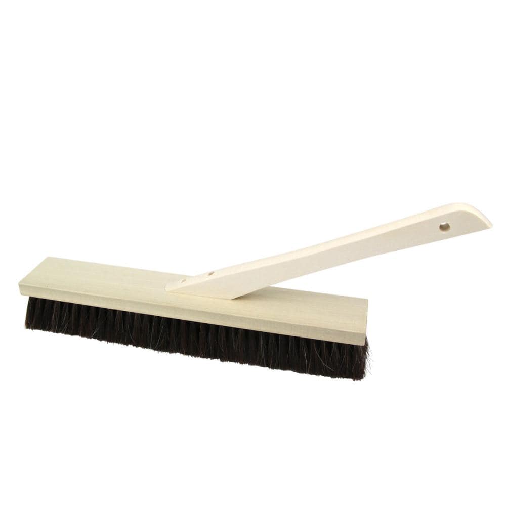 藤原産業　赤長　左官ブラシ　赤混毛　２丁　６行柄付