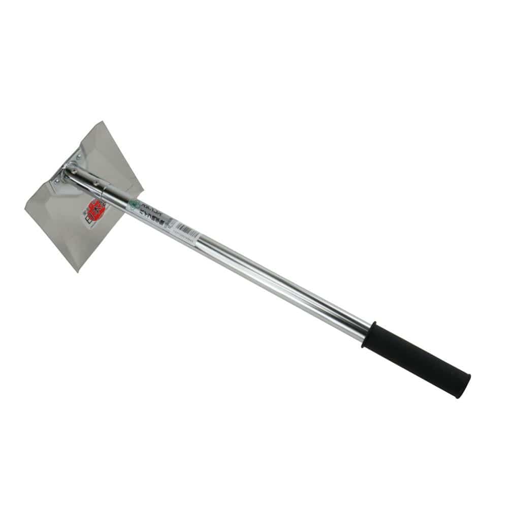 藤原産業　緑長　ステンパイプ柄手鍬　６００ｍｍ