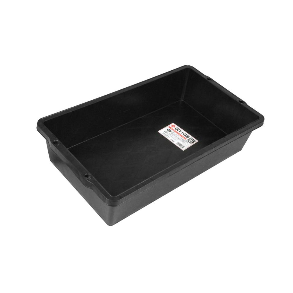 藤原産業　赤長　ＤＩＹトロ舟　ブラック　２５Ｌ