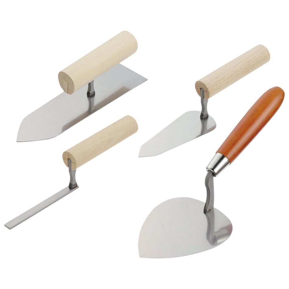 藤原産業　赤長　左官鏝４点セット