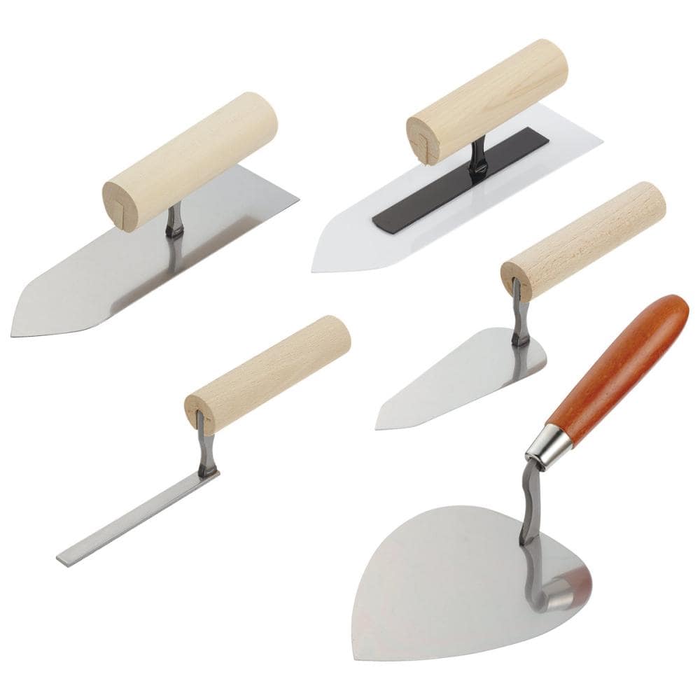 藤原産業　赤長　左官鏝５点セット