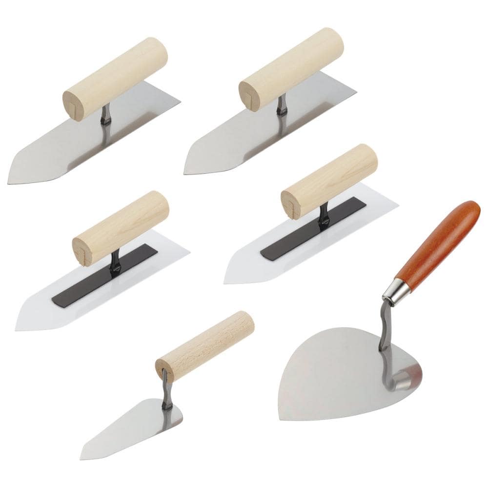 藤原産業　赤長　左官鏝６点セット