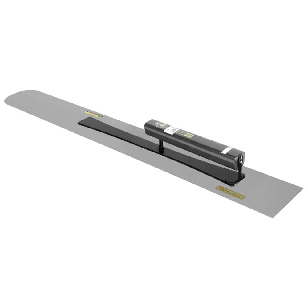 藤原産業　金長　土間鏝本焼０．７黒塗角柄　９００ｍｍ