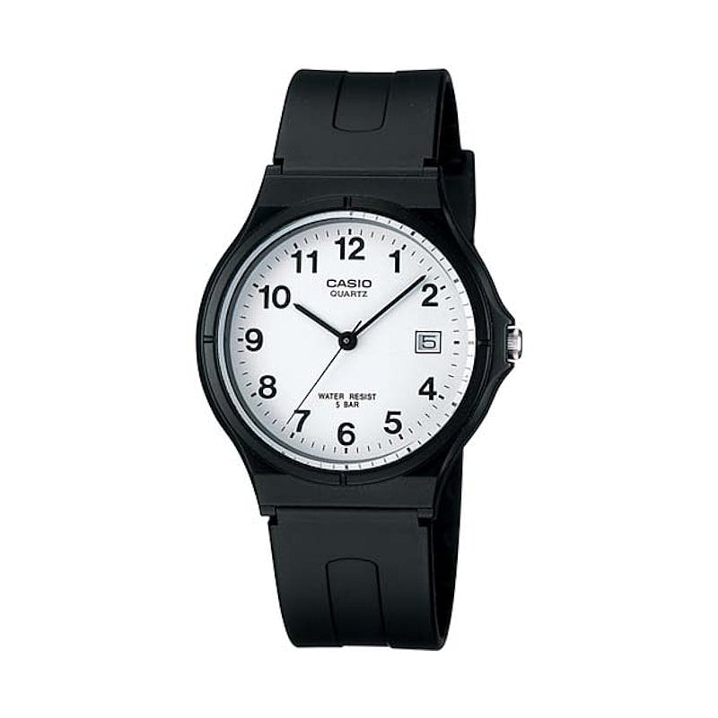 ＣＡＳＩＯ（カシオ）　アナログ腕時計　ブラック　ウレタンバンド　ＭＷ－５９－７ＢＪＨ