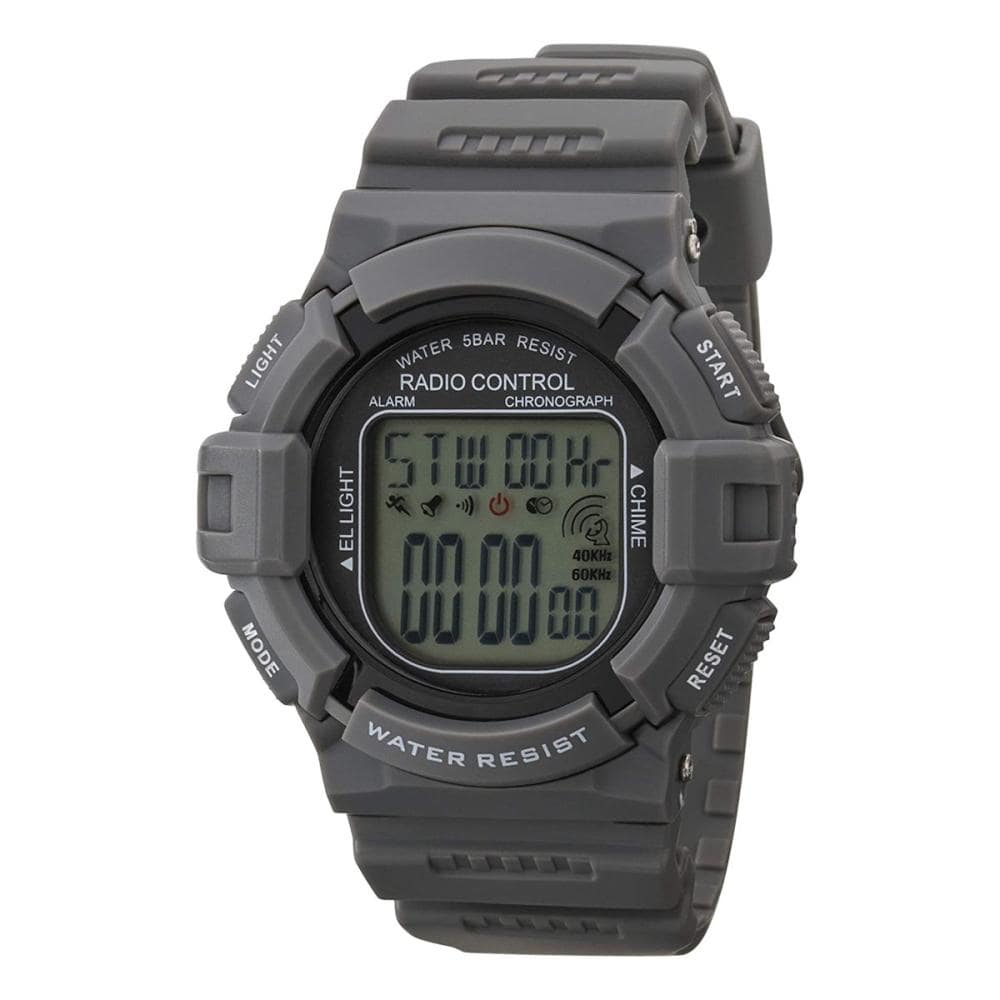 クレファー　電波デジタルウォッチ　グレー　ＴＥ－Ｄ１８９－ＧＲ