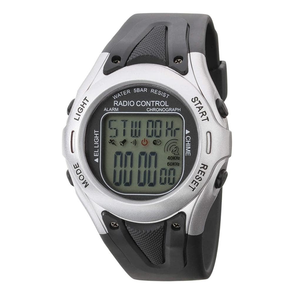 クレファー　電波デジタルウォッチ　シルバー　ＴＥ－Ｄ１９０－ＳＶ