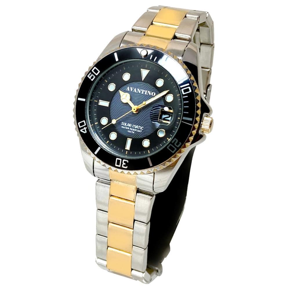 クレファー　ＡＶＡＮＴＩＮＯ　腕時計　ＧＲソーラーウォッチ　ゴールド×ブラック　ＡＶ－ＡＭ２８４－ＢＫＴ