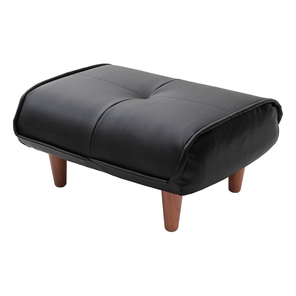 セルタン　オットマン　１人掛け　PVCブラック　Ａ２８１ｐー５９７ＢＫ