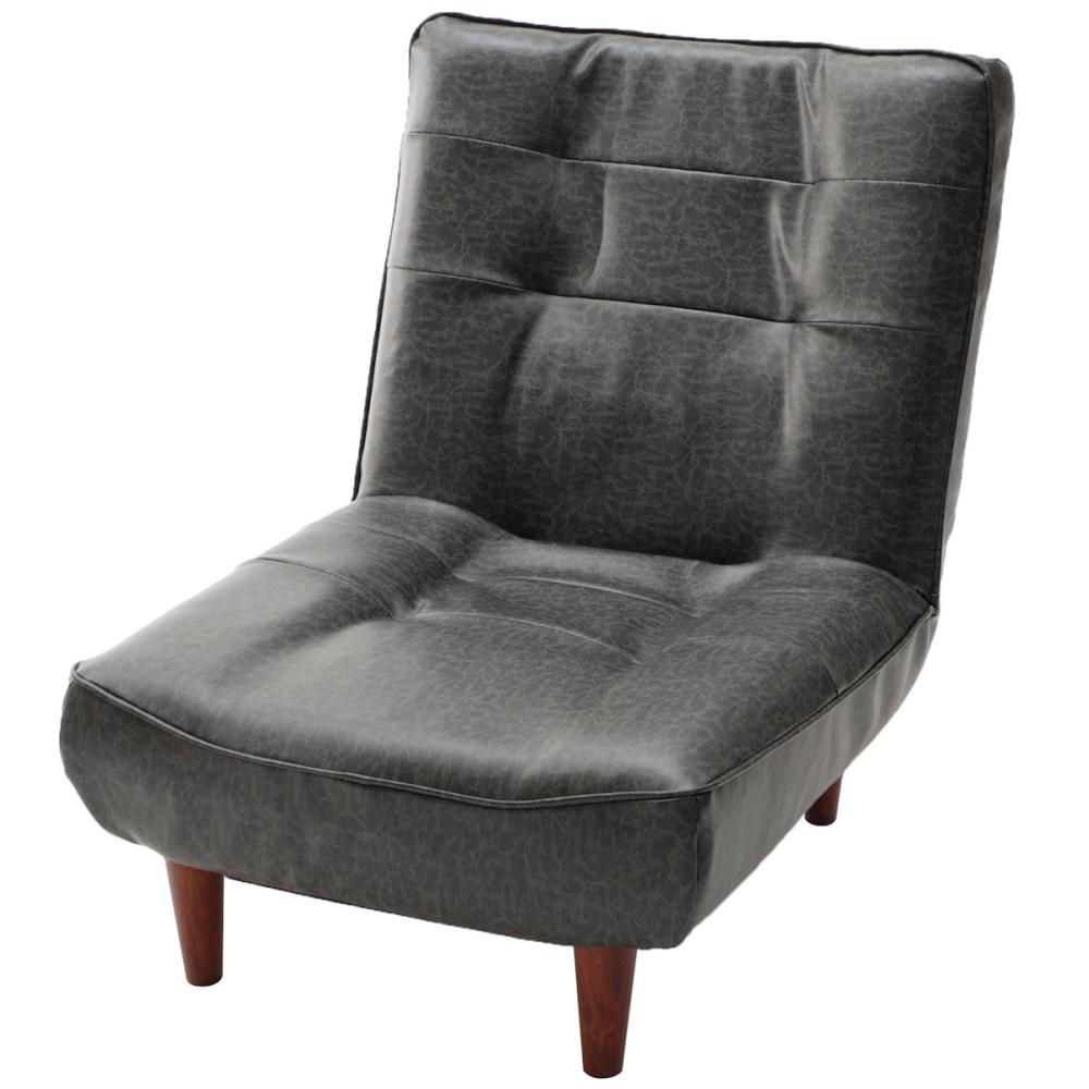 セルタン　ハイバックソファ　１人掛け　ヴィンテージブラック　Ａ３２７ｐ－６９４ＢＫ