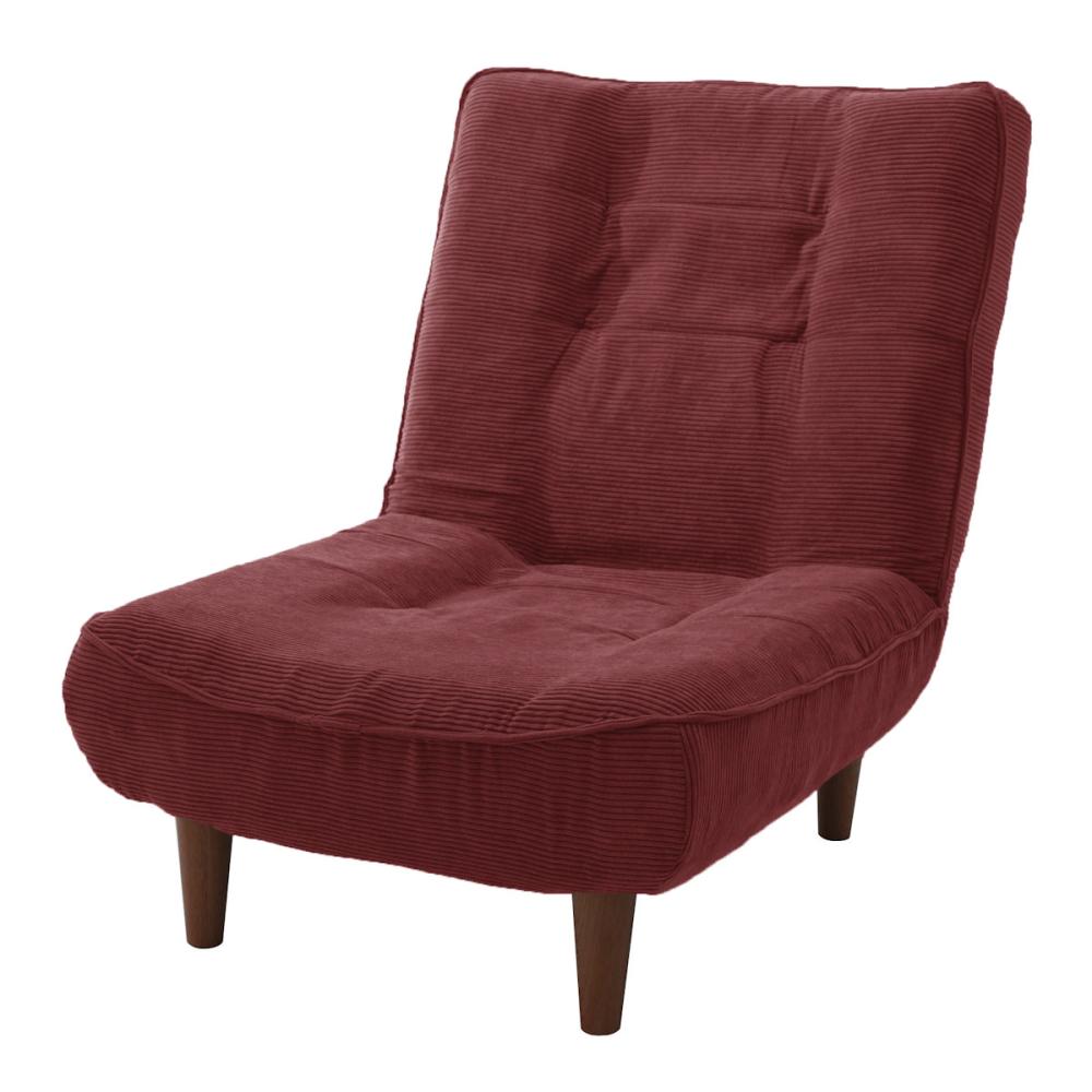 セルタン　ハイバックソファ　１人掛け　コーデュロイレッド　Ａ３２７ｐ－６８２ＲＥＤ