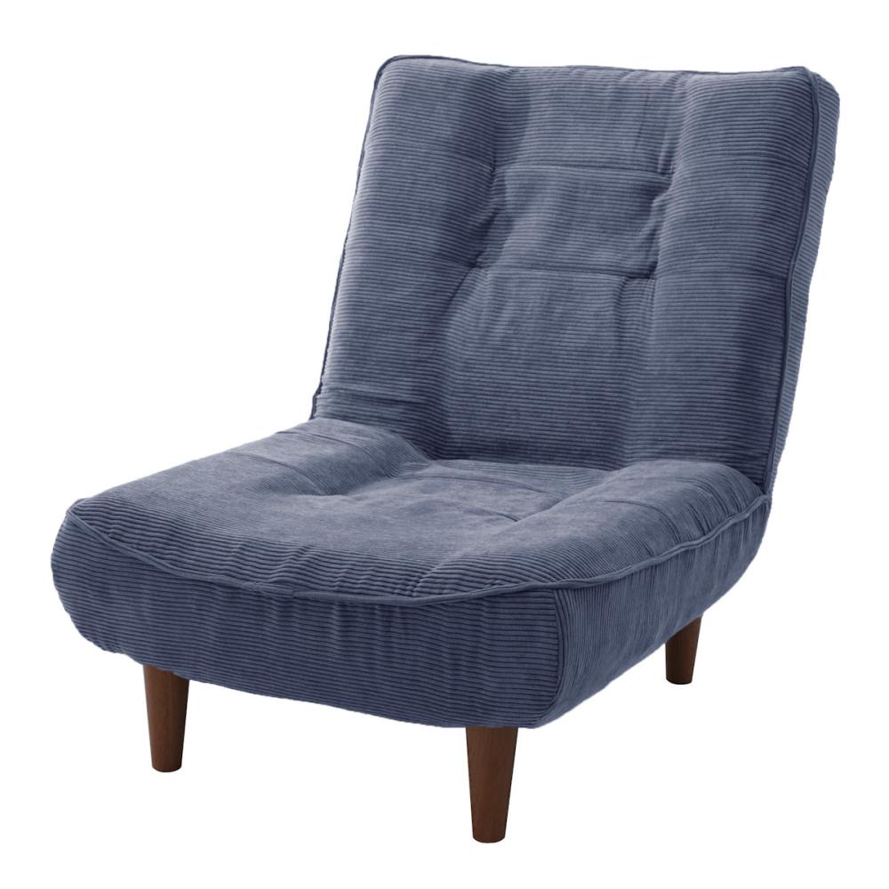 セルタン　ハイバックソファ　１人掛け　コーデュロイバイスブルー　Ａ３２７ｐ－６８５ＮＶＹ