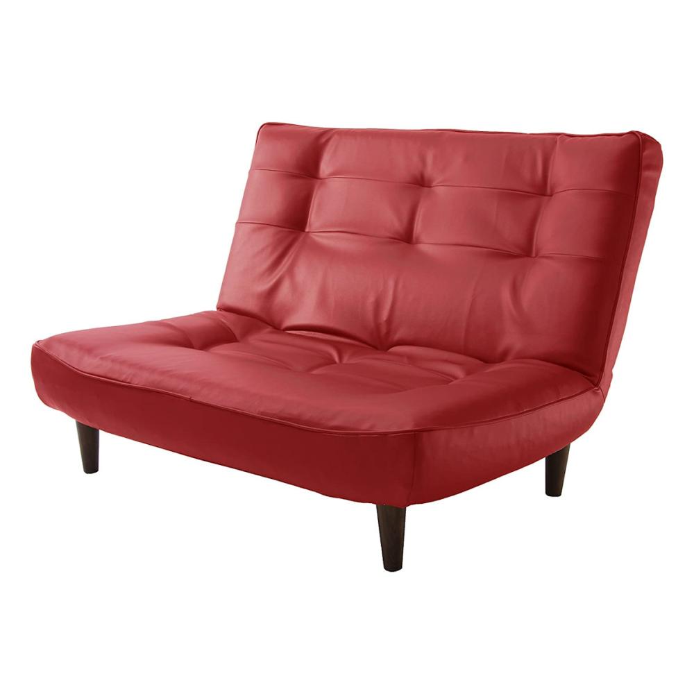 セルタン　ハイバックソファ　２人掛け　PVCレッド　Ａ４０ｐ－５９６ＲＥＤ