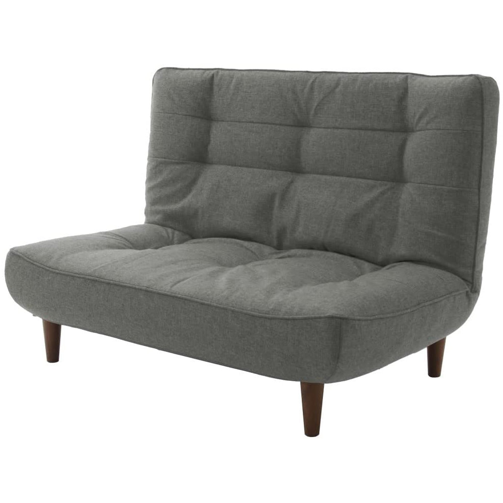 セルタン　ハイバックソファ　２人掛け　デニム調アッシュグレー　Ａ４０ｐ－６０６ＧＲＹ