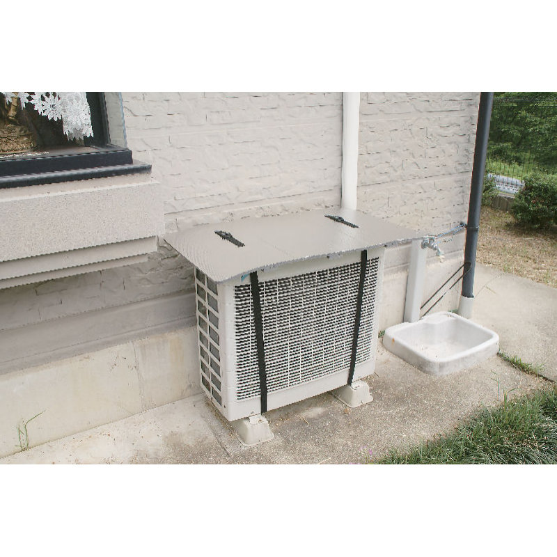 エアコン室外機　断熱ボード