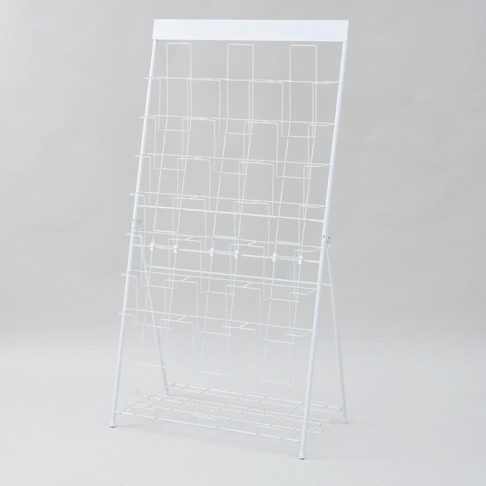 山善　パンフレットスタンド　３列７段