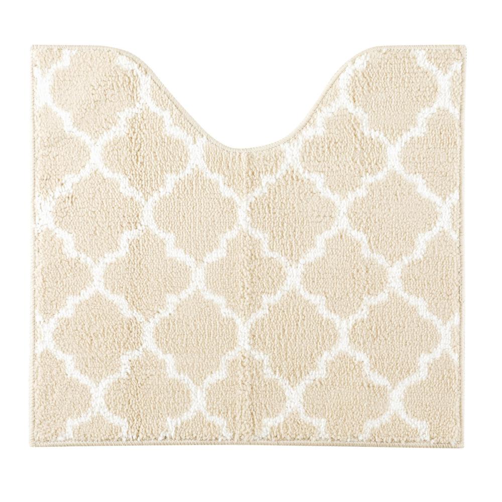 アテーナライフ　トイレマット　モロッカン　アイボリー　５５×６０ｃｍ