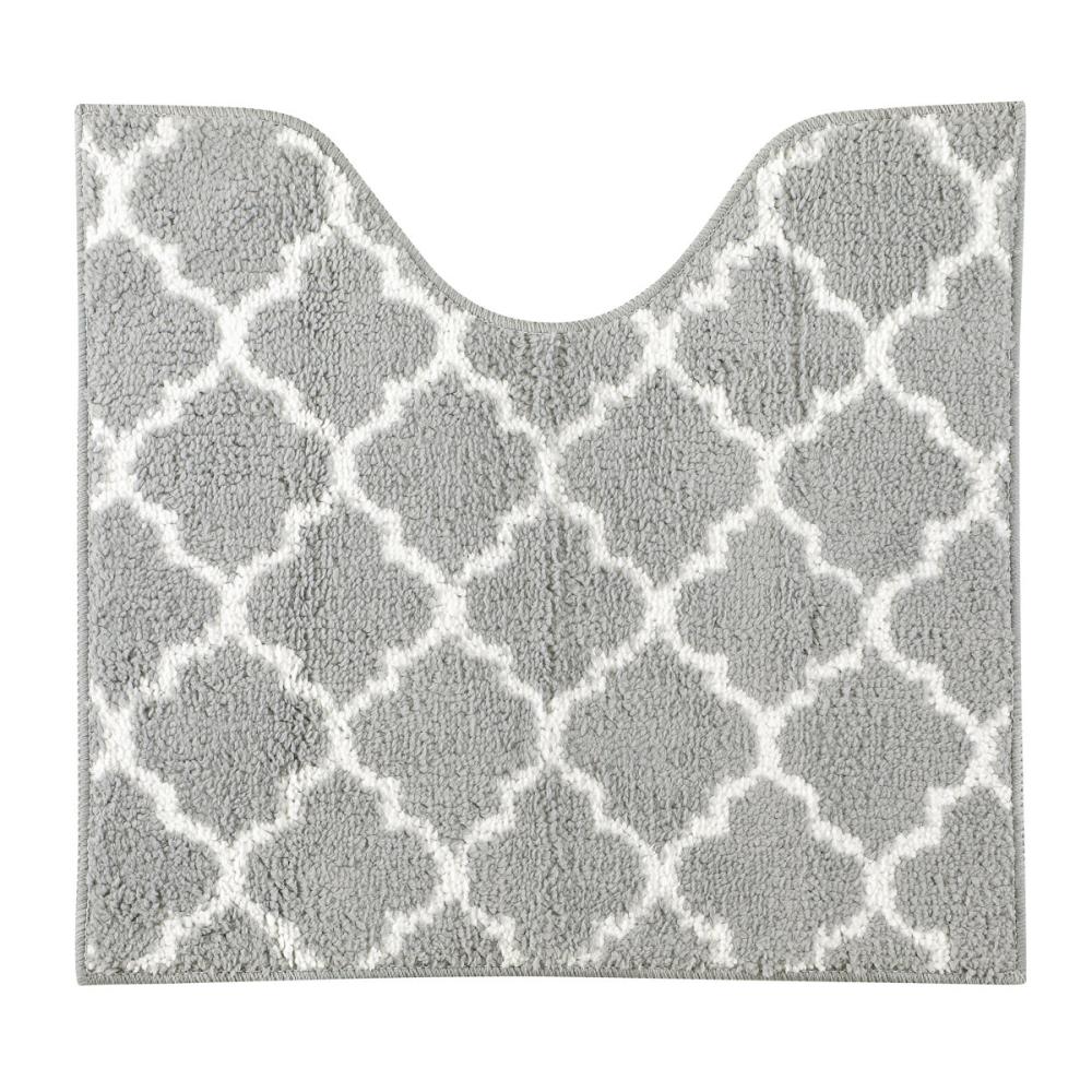 アテーナライフ　トイレマット　モロッカン　グレー　５５×６０ｃｍ