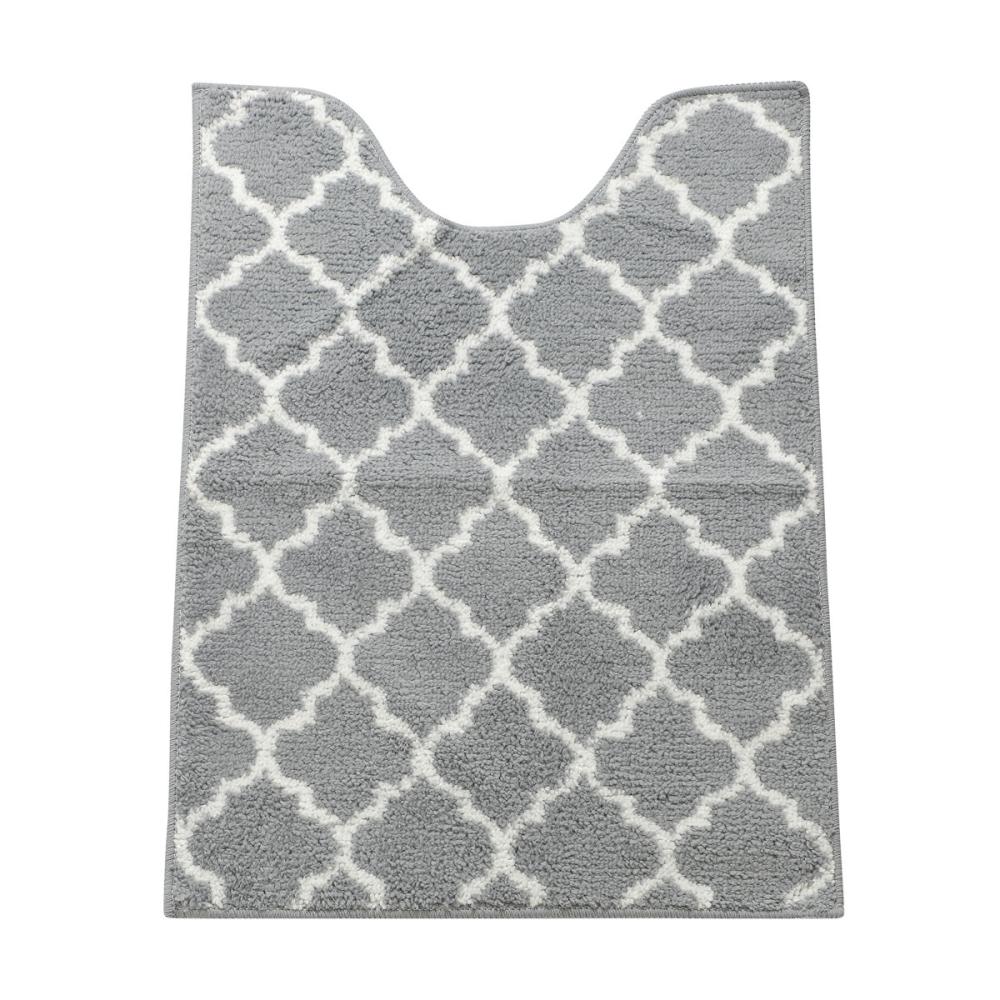 アテーナライフ　ロングトイレマット　モロッカン　グレー　５７×８０ｃｍ