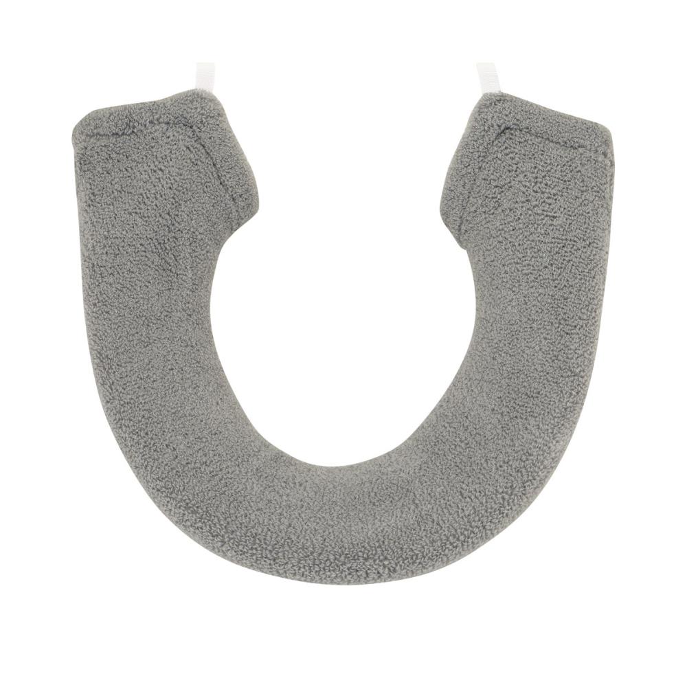 アテーナライフ　洗浄暖房用　厚織便座カバー　抗菌防臭　グレー