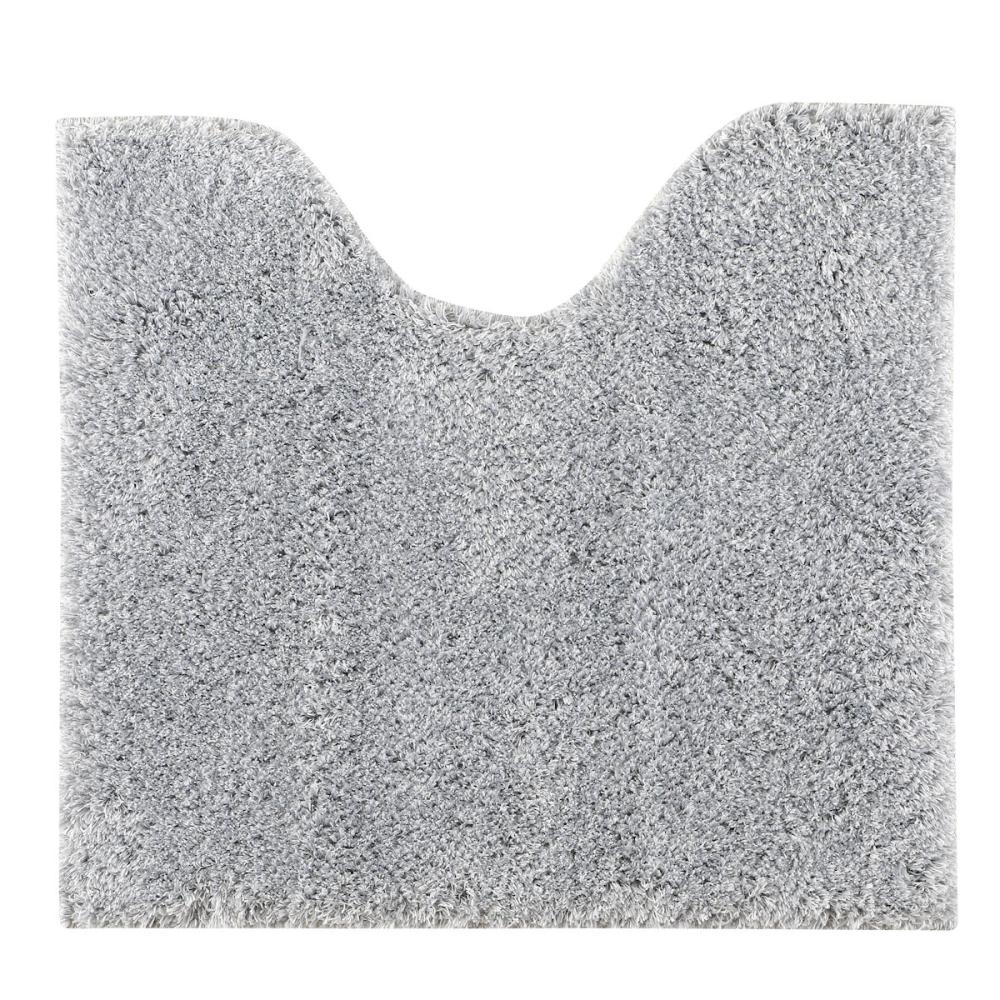 アテーナライフ　トイレマット　ミックスシャギー　グレー　６０×５５ｃｍ