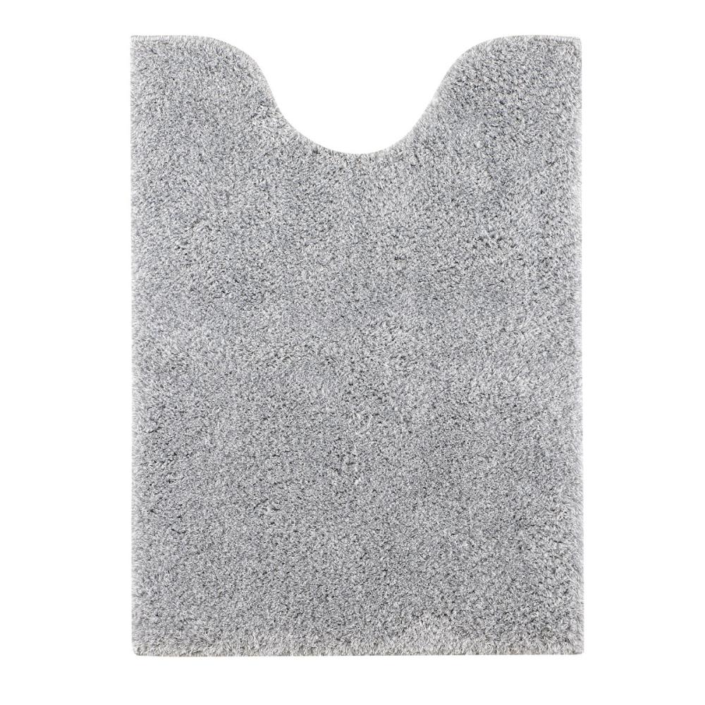 アテーナライフ　ロングトイレマット　ミックスシャギー　グレー　５７×５７ｃｍ