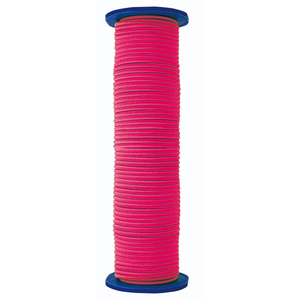 シンワ測定　ゴム水糸　リール巻　蛍光ピンク　３ｍｍ　３０ｍ　７８５６４