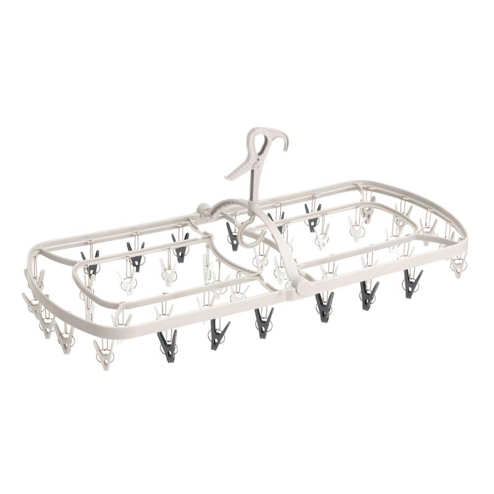 アテーナライフ　３種類のピンチで使い分けできる角ハンガー　４２ピンチ