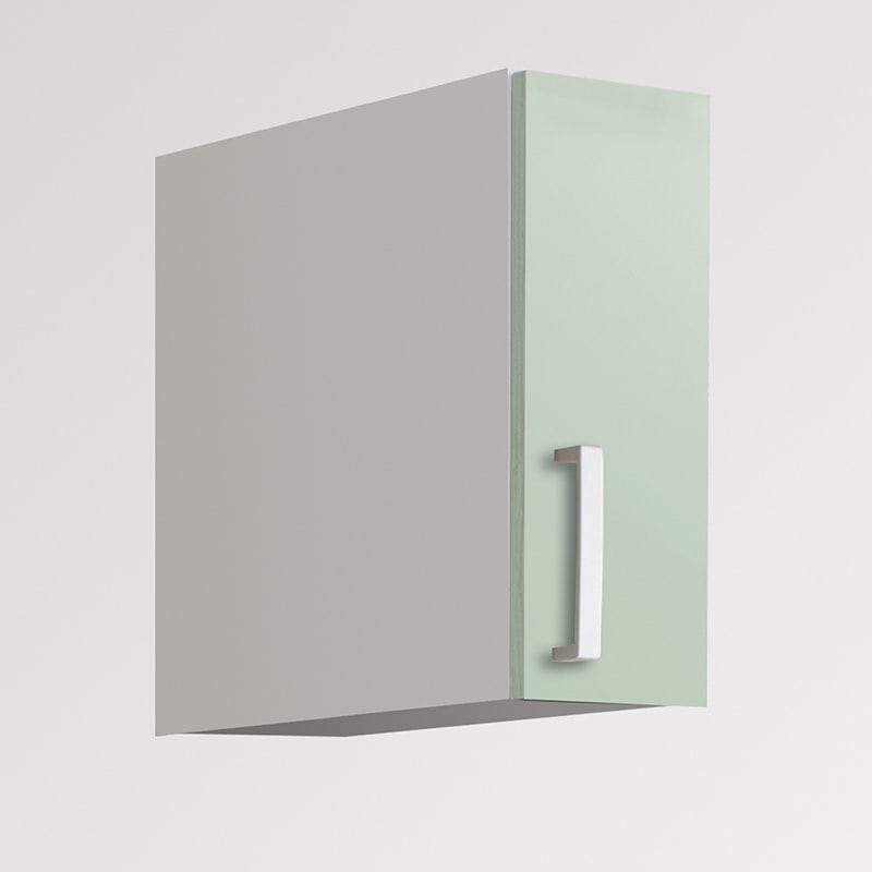 クリナップ　洗面台　ファンシオ　トールウォールキャビネット　間口１５０ｍｍ　開き扉　右用　取手シルバー　扉色スムースミントグリーン　ＮＦＴＡ１５ＥＱＳＳＲ
